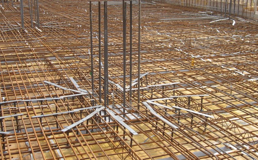 Armature metalliche per edificio in cemento armato